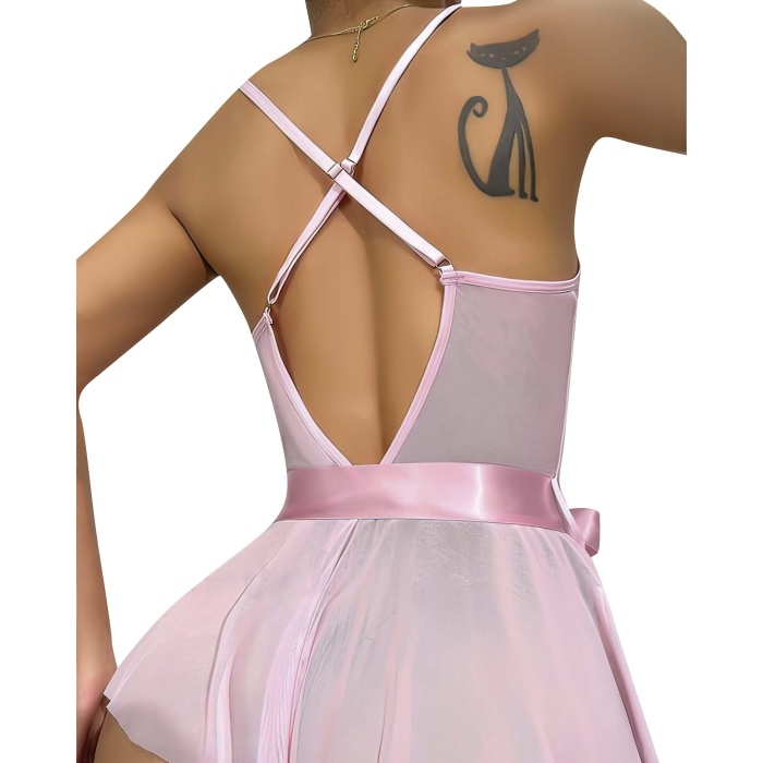 Findit Pembe Fantezı Babydoll Lily Bianca 970