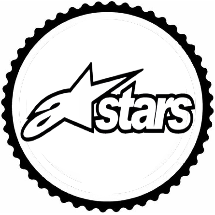 Alpinestars 2.Model Tasarım Sticker 20 x 20 cm