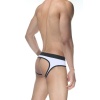 Beyaz Jockstrap Erkek İç Giyim