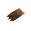 Afro Örgüsü Saç - Koyu Kumral Kahve Ombreli 100gr.