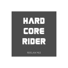 Hardcore Rider Sticker 20*17 Cm