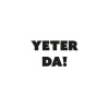 Yeter Da! Oto Sticker Siyah 20*11 Cm