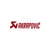 Akropovic Motorsiklet Sticker Kırmızı 2 Adet 20*4 Cm