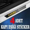 Chery uyumlu  özel Oto Kapı eşikleri Sticker Karbon 4 Adet