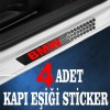 BMW özel Oto Kapı eşikleri Sticker Karbon 4 Adet