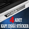 Honda özel Oto Kapı eşikleri Sticker Karbon 4 Adet
