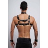 Gay Fantazi Giyim, Erkek Partywear, Tecnowear, Erkek Göğüs Harness- BRFM55