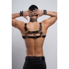 Gay Fantazi Giyim, Erkek Partywear, Tecnowear, Erkek Göğüs Harness- BRFM55