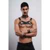 Gay Fantazi Giyim, Erkek Partywear, Tecnowear, Erkek Göğüs Harness- BRFM55