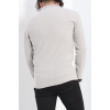 Polo Yaka Fermuarlı Erkek Sweatshirt Dumangri