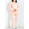 Battal Polar Pijama Takımı Somon1