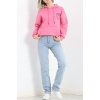 Baskılı Unisex Sweat Pembe