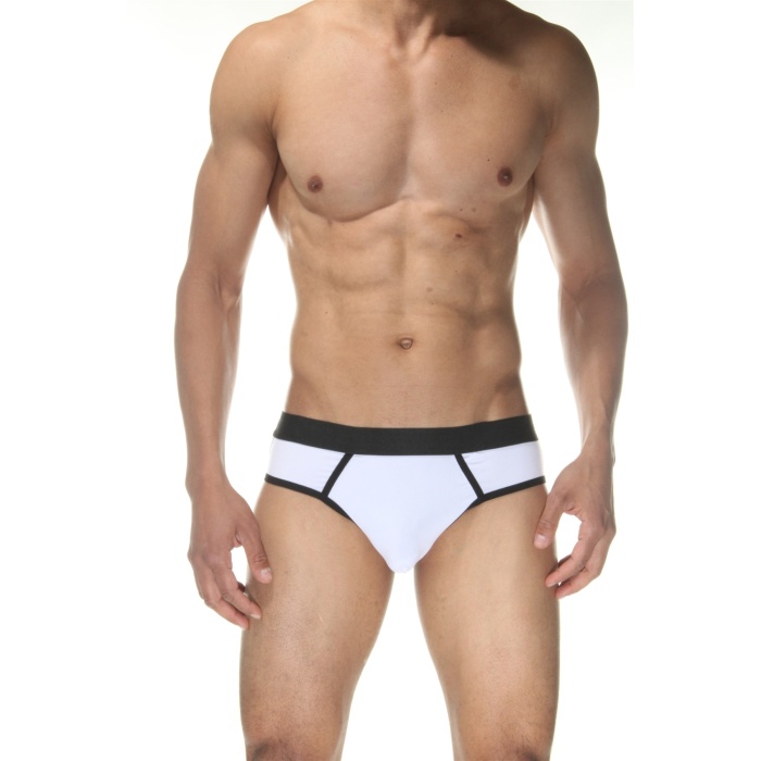 Beyaz Jockstrap Fantezi İç Giyim