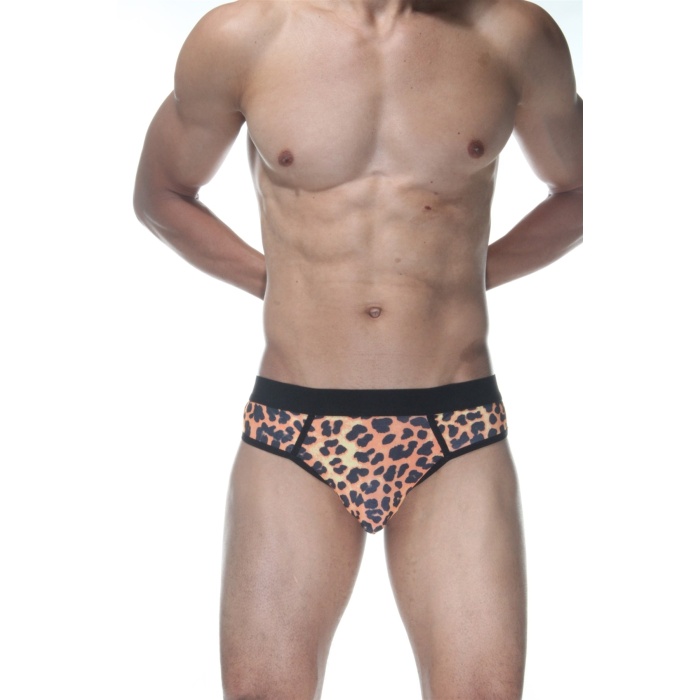 Leopar Jockstrap Fantezi İç Giyim