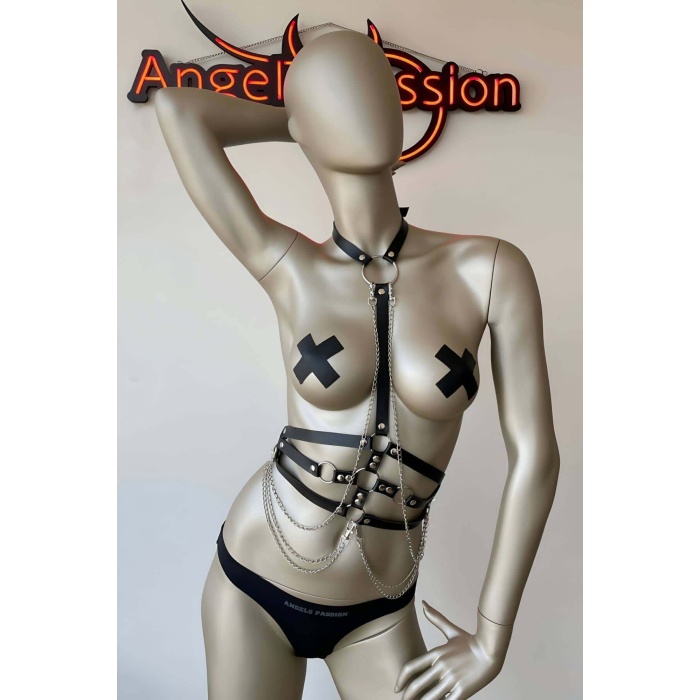 Göbeği Saran Fantazi Korse Harness - BRF10