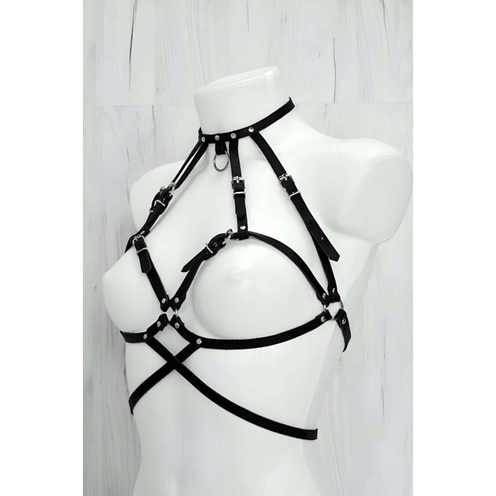 Seksi Giyim Deri Harness - BRF330