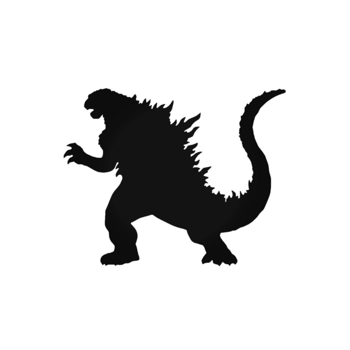 Godzilla Oto Sticker 20 Cm