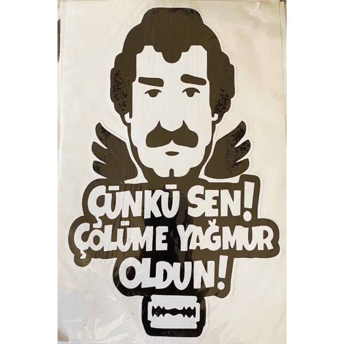 Müslüm Gürses Tasarım Oto Sticker Siyah