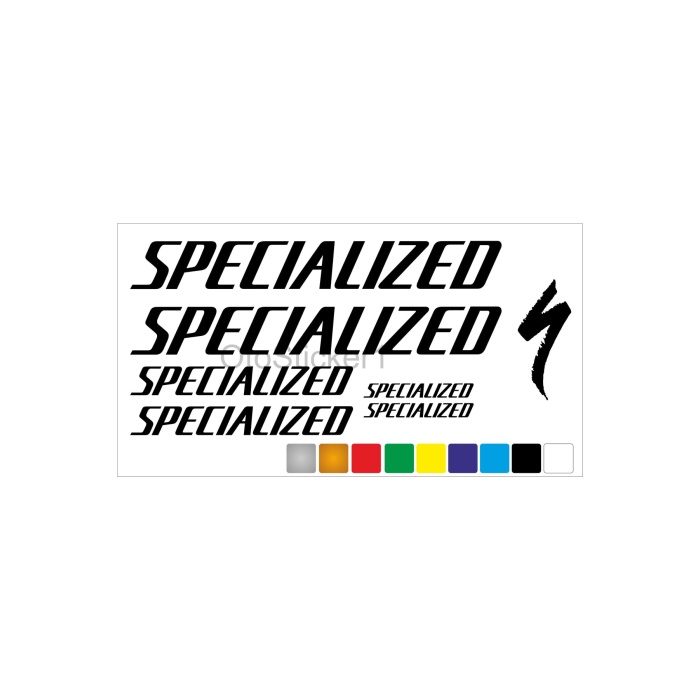 Specialized Bisiklet Kadro Sticker Set Premium Kalite