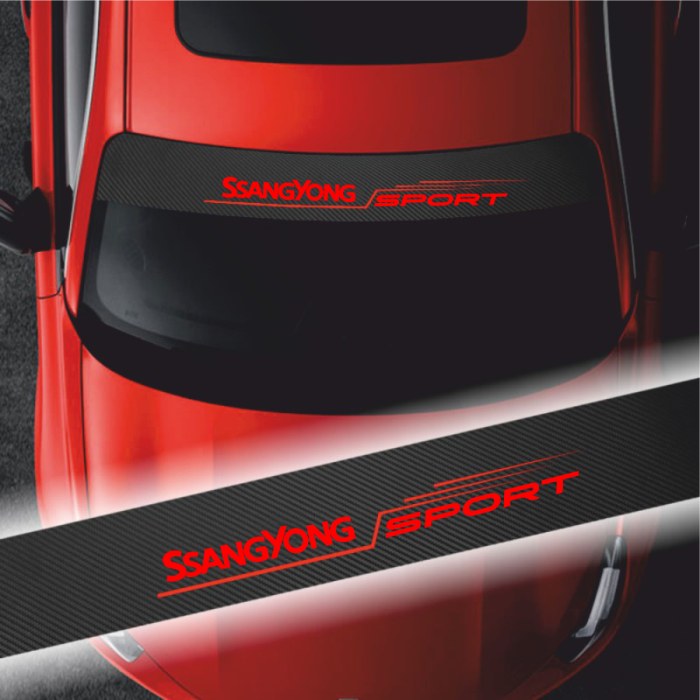 Ssangyong Tivoli İçin Uyumlu Aksesuar Oto Ön Cam Sticker