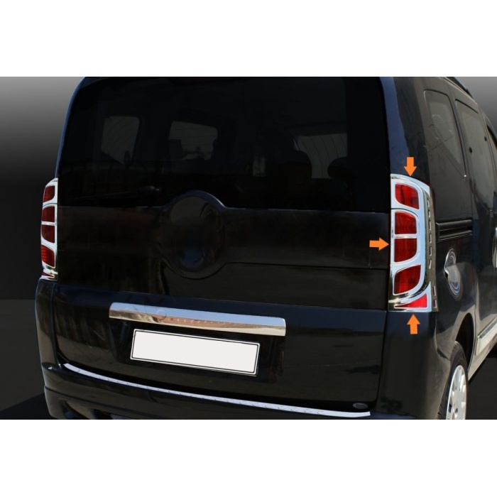 Stop Çerçevesi Abs Krom 2 Parça Bipper Mini Van LAV 2008 Ve Sonrası Modeller İçin