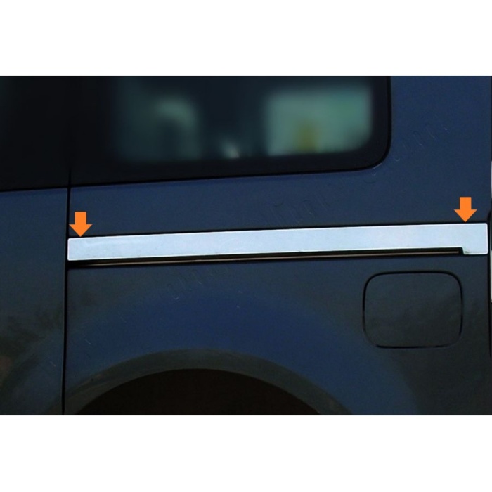 Sürgülü Kapı Çıtaları Krom 2 Parça Citan Panel Van LAV 2013 Ve Sonrası Modeller İçin