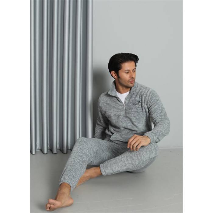 Beruflic WelSoft Polar Fermuarlı Erkek Pijama Takımı 6840