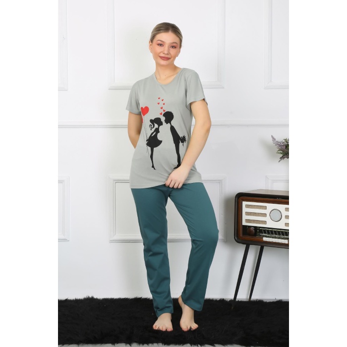Beruflic Kadın Kısa Kol Penye Pijama Takımı 4210