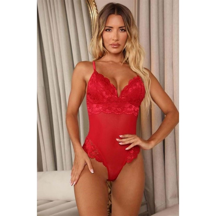 Kadın Seksi Dantelli Babydoll