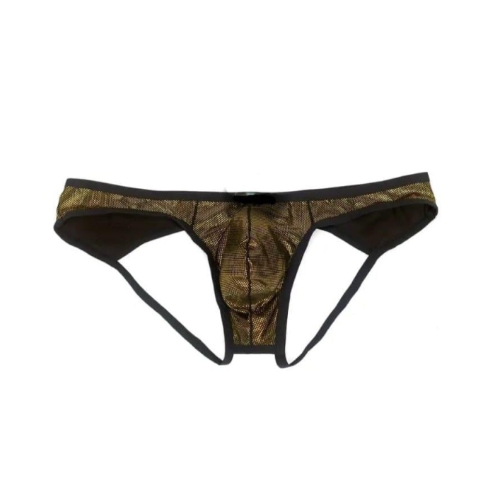 Erkek Gold Metalik Jockstrap İç Giyim