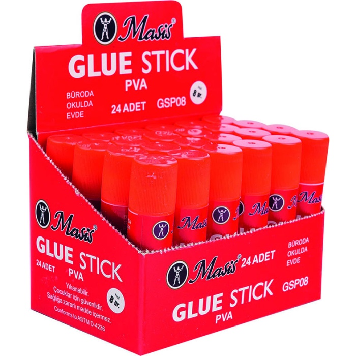 Masis Stick Yapıştırıcı 21 Gr 24 Adetlik Kutu