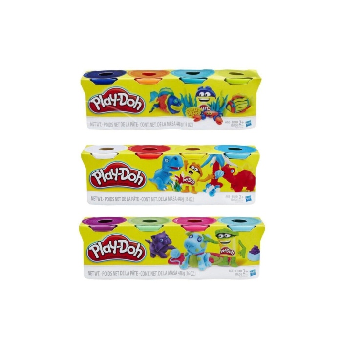 Play-Doh Oyun Hamuru 4 Lü 3 PAKET 448 gr (Orjinal Ürün)