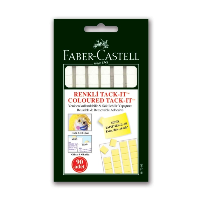 Faber-Castell Tack-it Yapıştırıcı 50 gr, Beyaz