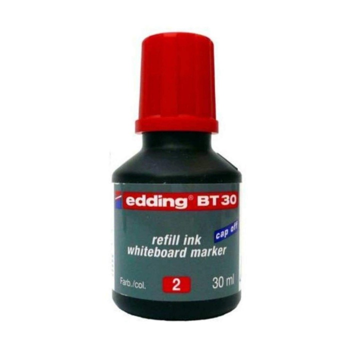 Edding Kırmızı Tahta Kalem Mürekkebi 30ML