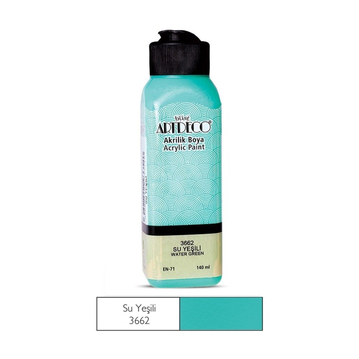 Artdeco Su Yeşili Akrilik Boya 140 Ml