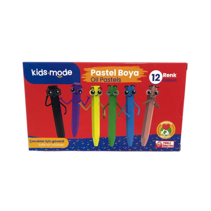 Kids Mode Pastel Boya 12Li