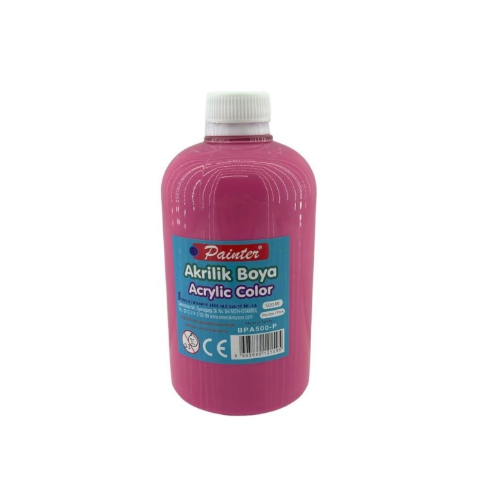 Masisten Painter 500 ml Pembe AKRİLİK Boya