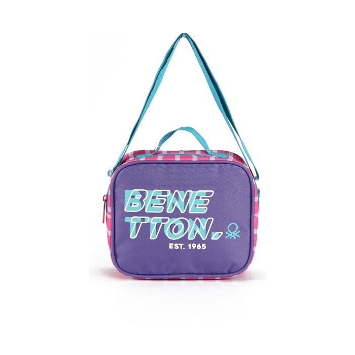 United Colors of Benetton Lila Pembe Benetton Beslenme Çantası 03754