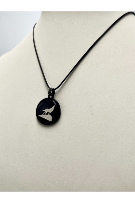 Kurt Figürlü İpli Unisex Kolye