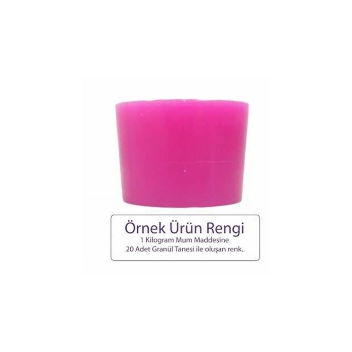 Pembe Mum Boyası 100 GR - Granül Mum Boyası