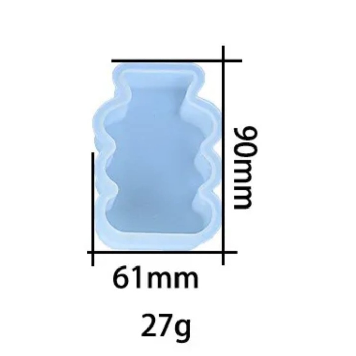 Buklem Mum Silikon Kalıbı - Kod:309