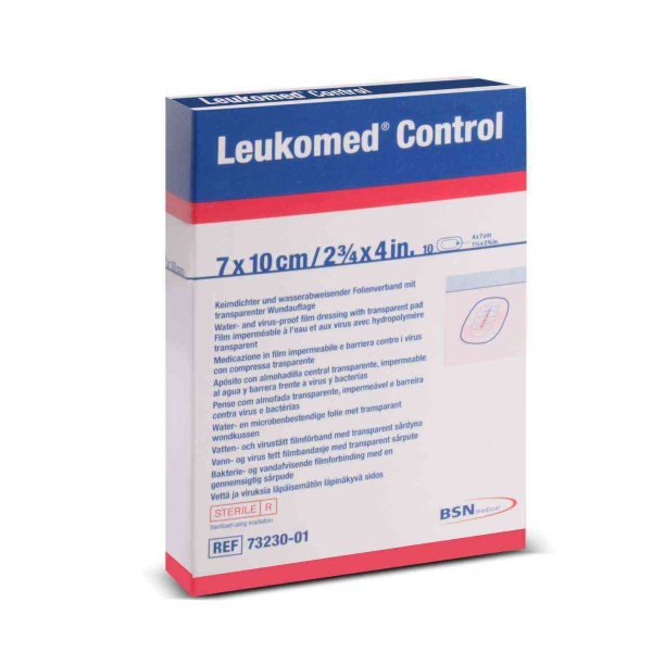 Leukomed Control 7cm x 10cm Bsn Hidropolmer Jel Pedli Post-Op Yara Örtüsü 10lu Kutu