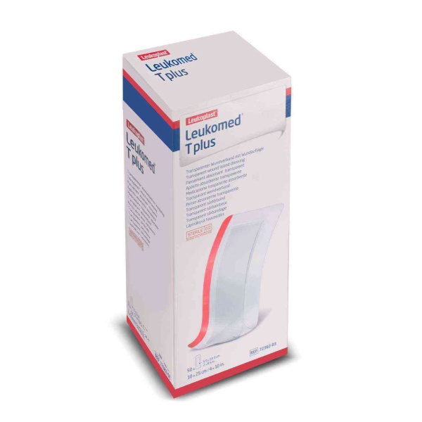 Leukomed T Plus 10cm x 25cm Bsn Emici Pedli Transparan Film Sargı (Su Geçirmez) 50li Kutu