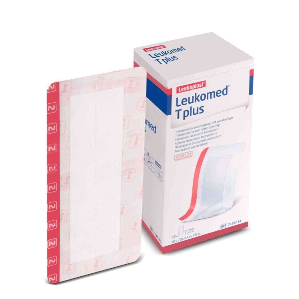 Leukomed T Plus 10cm x 20cm Bsn Emici Pedli Transparan Film Sargı (Su Geçirmez) 50li Kutu