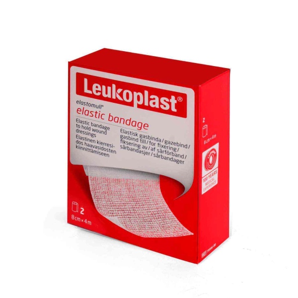 Leukoplast Elastomull Elastik Bandaj 8cm x 4m Lenf Ödem Bandajı 2 Adet