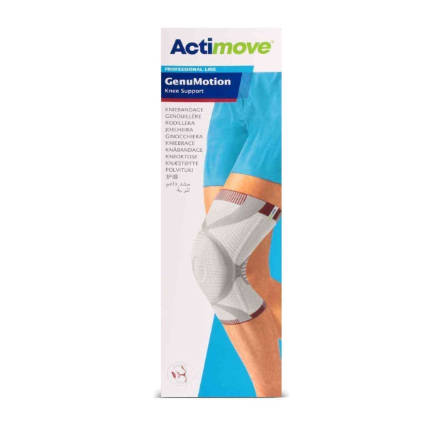 Actimove Genumotion Ligament Destekli Örgü Yüksek Kalite Dizlik Beyaz Renk