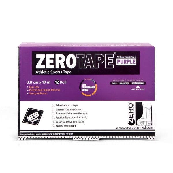 Zerotape Mor 3,8cm x 10m Renkli Tespit Bandı