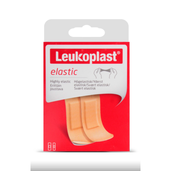 Leukoplast Elastic 19 cmx72 mm (8 ad.), 25x72 mm (12 ad.) Yara Banadı 20 Ad.