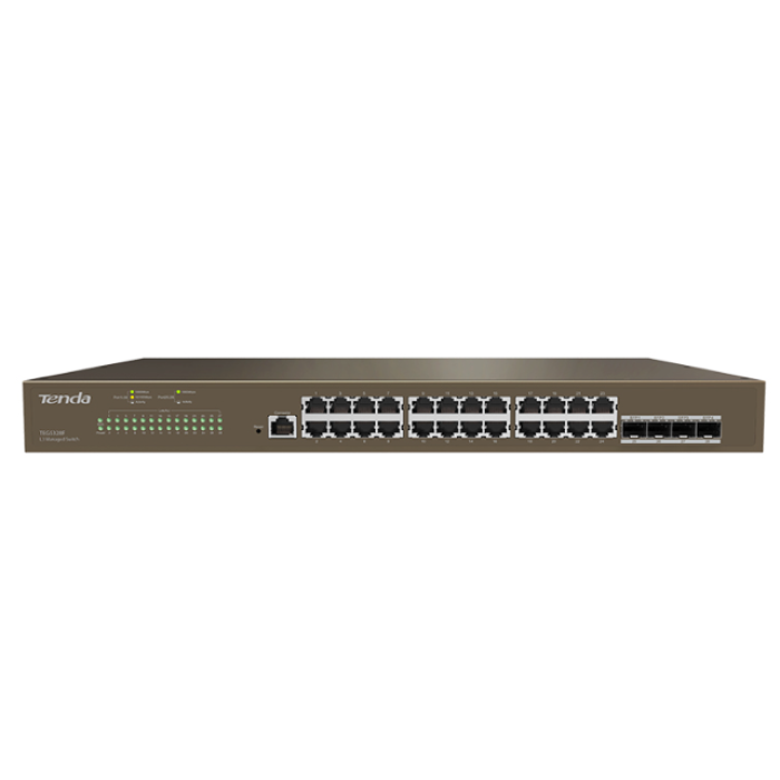 TENDA TEG5328F 24PORT 10/100/1000 YÖNETİLEBİLİR SWITCH