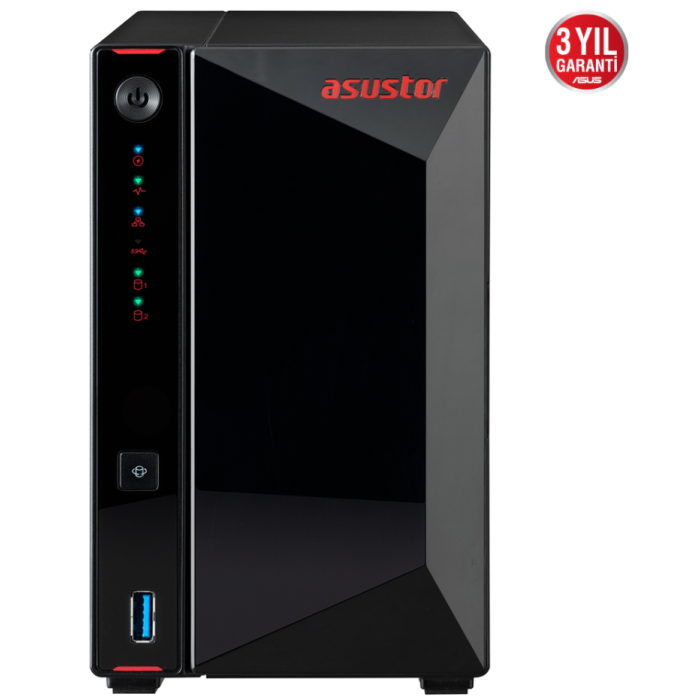 ASUSTOR AS5202T 2 YUVALI 2GB NAS DEPOLAMA ÜNİTESİ